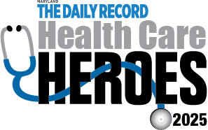 Health Care Heroes badge from The Daily Record