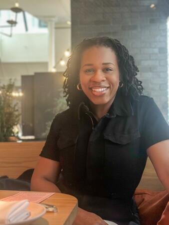Headshot of Mariam Imohi, manager of Program Development and Evaluation at Center for Hope.