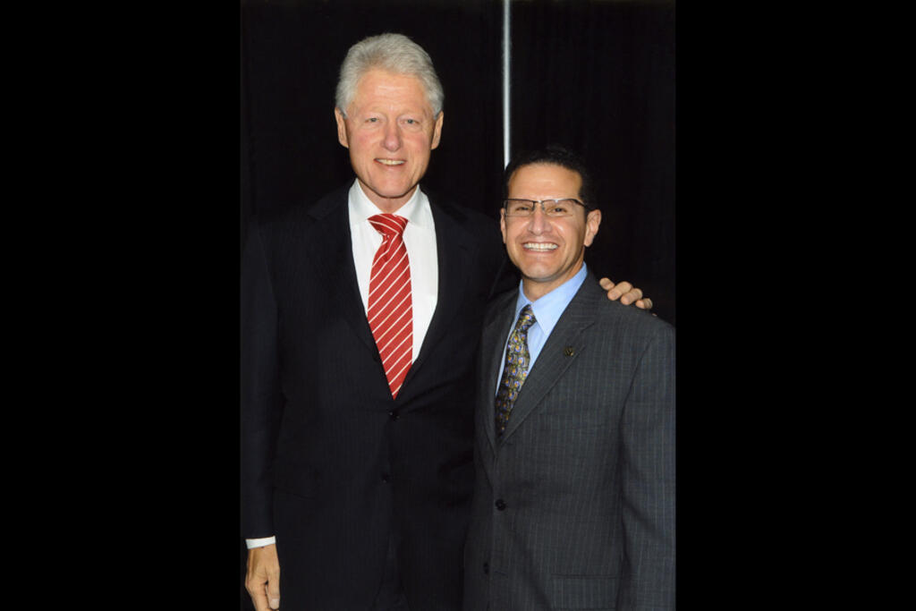 Neil M. Meltzer with Bill Clinton