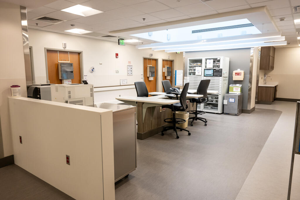 Renovated space in Northwest Hospital's emergency department