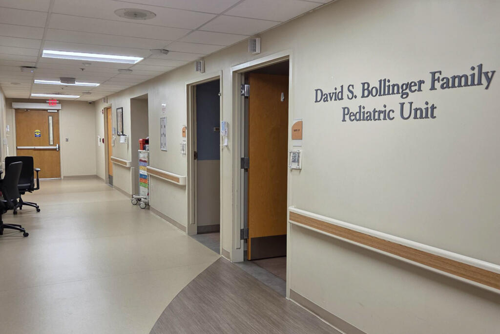 David S. Bollinger Pediatric Unit at the Carrol Family Birthplace