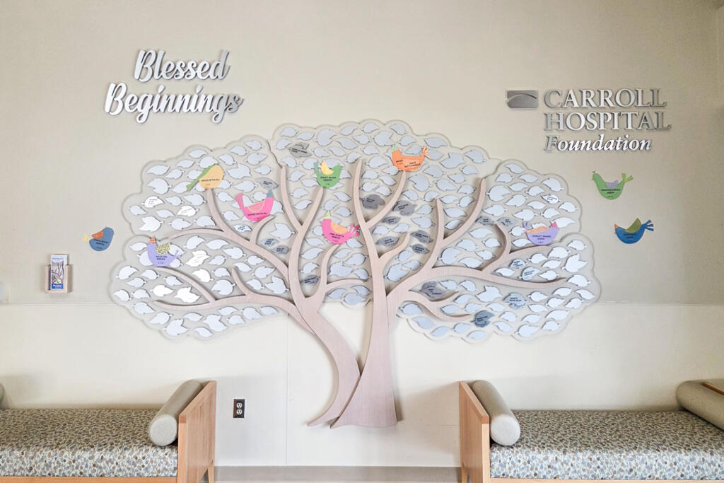 A Blessings installation at the Carrol Family Birthplace