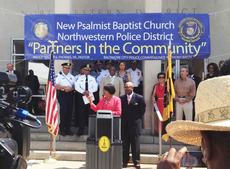 Photo showing a banner created by VSP