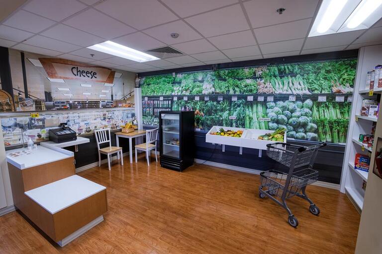 Rehabilitation space - Shopping area