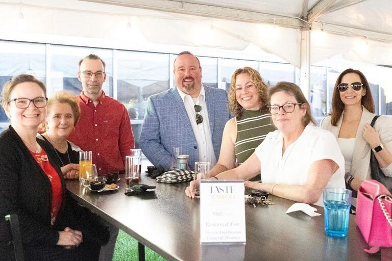 People at the Taste of Carrol event for BridgingLife