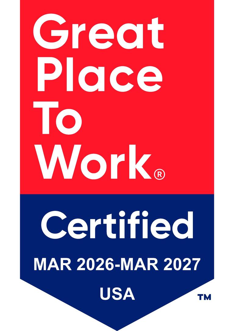 Great Place to Work - Certified Mar 2026-2027 USA
