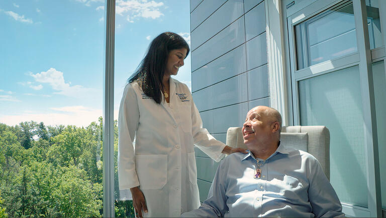 Dr. Kumar with Patient