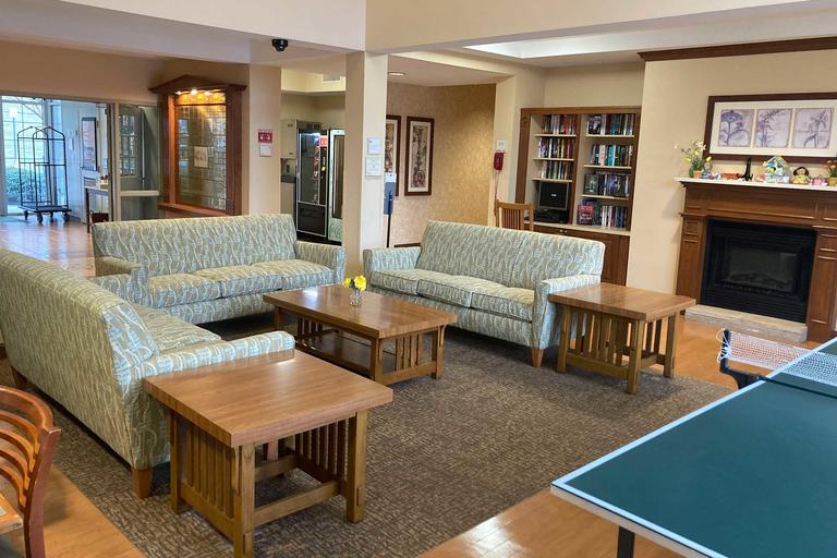 Living room in the Hackerman Patz House