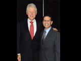 Neil M. Meltzer with Bill Clinton