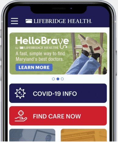 LifeBridge Health Phone Application LifeBridge Health Phone Application