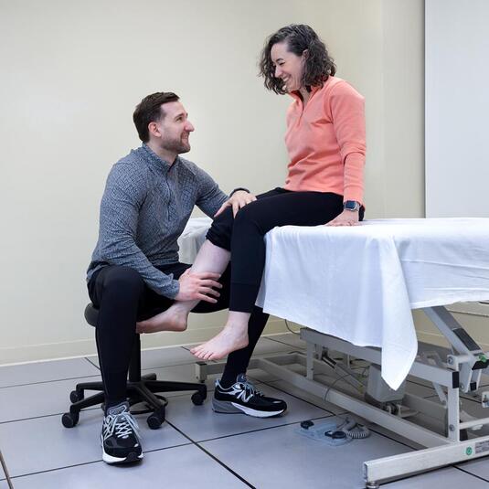 Doctor working with a patient Doctor working with a patient
