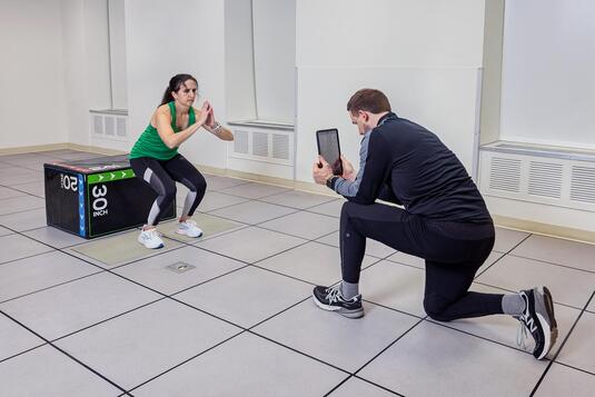 Doctor working with a patient