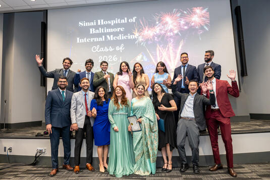 internal residency group photo 2024 in Baltimore Maryland