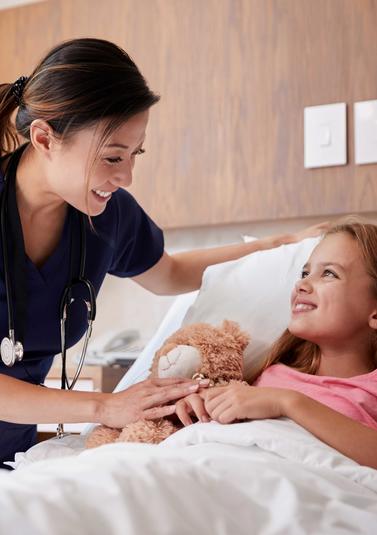 pediatric patient meeting with an anesthisologist pediatric patient meeting with an anesthisologist