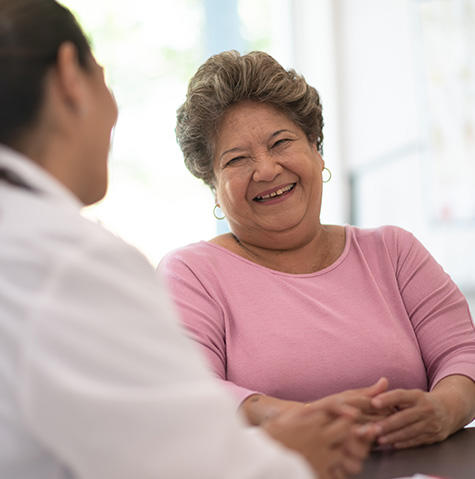 Women patient at a dialysis center