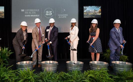 Groundbreaking ceremony for the Cancer Building at Sinai
