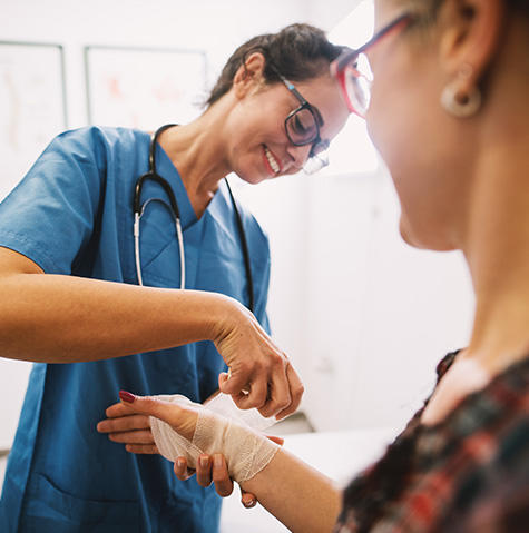 Patient in the emergency Room