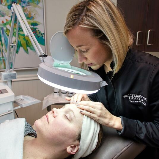 Doctor speaking with a patient