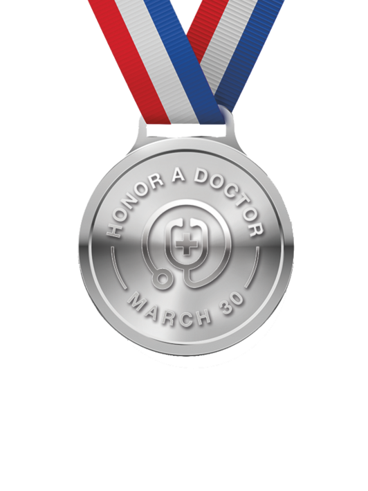 Doctor's day badge