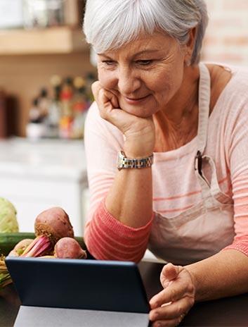 Patient at a nutrition appointment